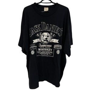 Vintage  Jack Daniel's Graphic T-shirt - Novel Teez 1988 Men's 4XL OVERSIZE